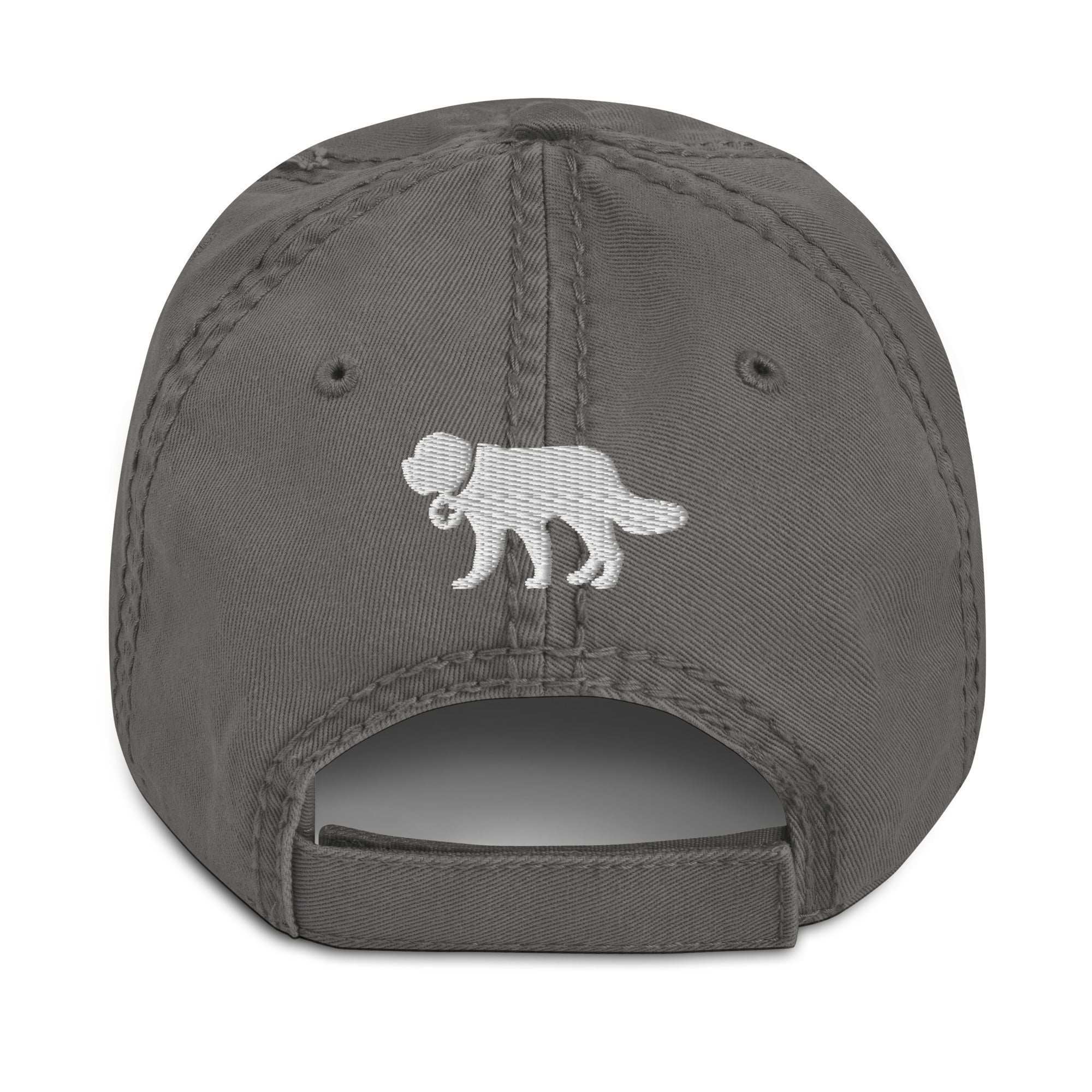 Stay Saintly Distressed Dad Hat - Lucy + Norman