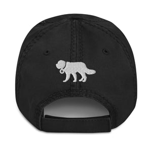 Stay Saintly Distressed Dad Hat - Lucy + Norman