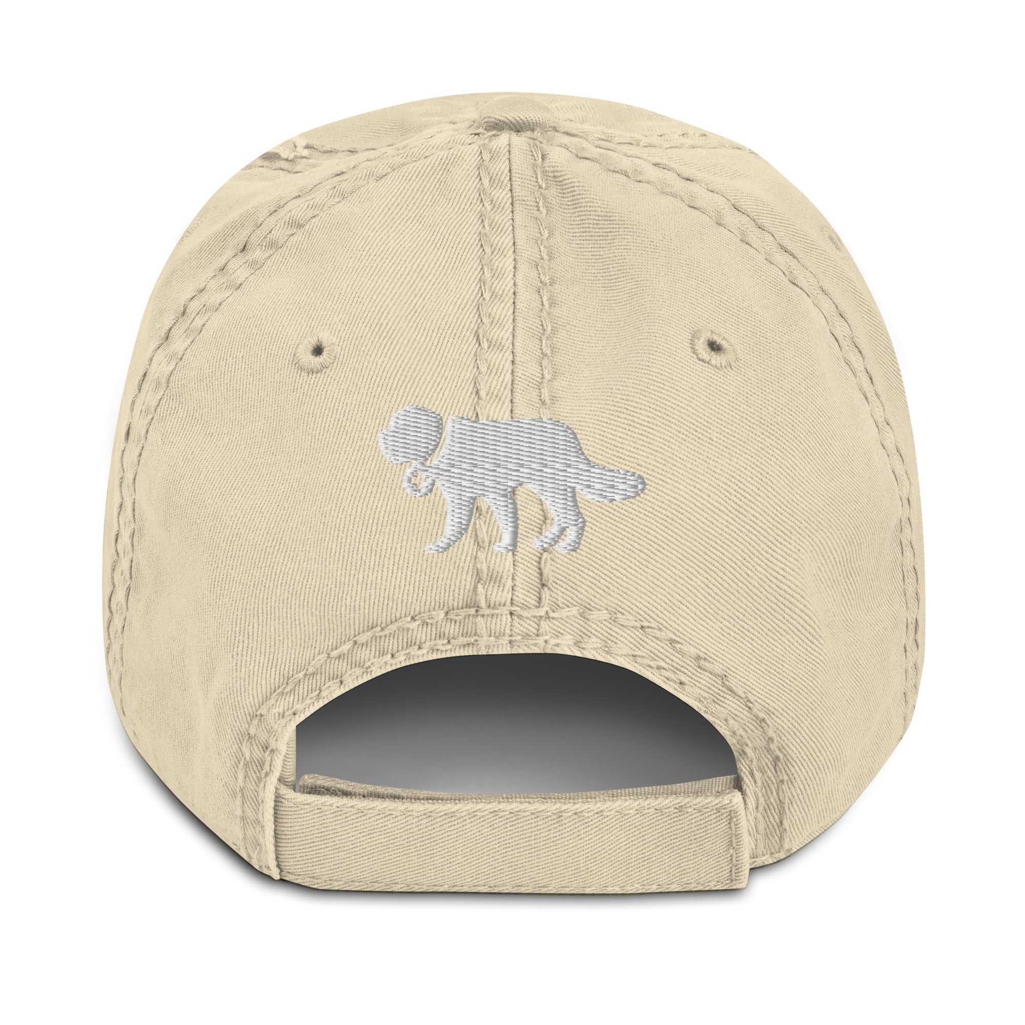 Stay Saintly Distressed Dad Hat - Lucy + Norman