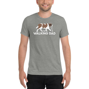 The Walking Dad Tri-Blend T-Shirt - Lucy + Norman