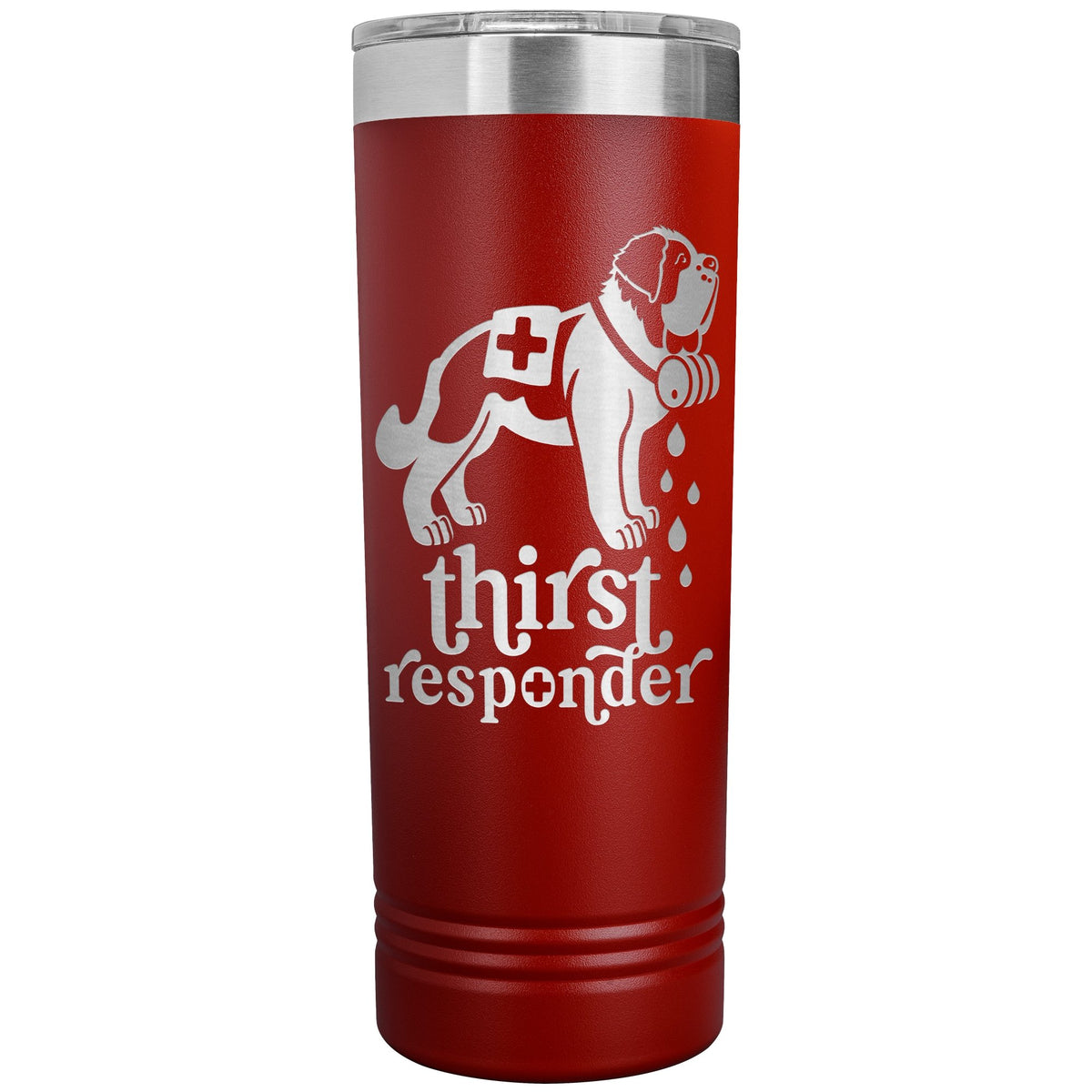 Thirst Responder Saint Bernard Skinny Tumbler - Lucy + Norman