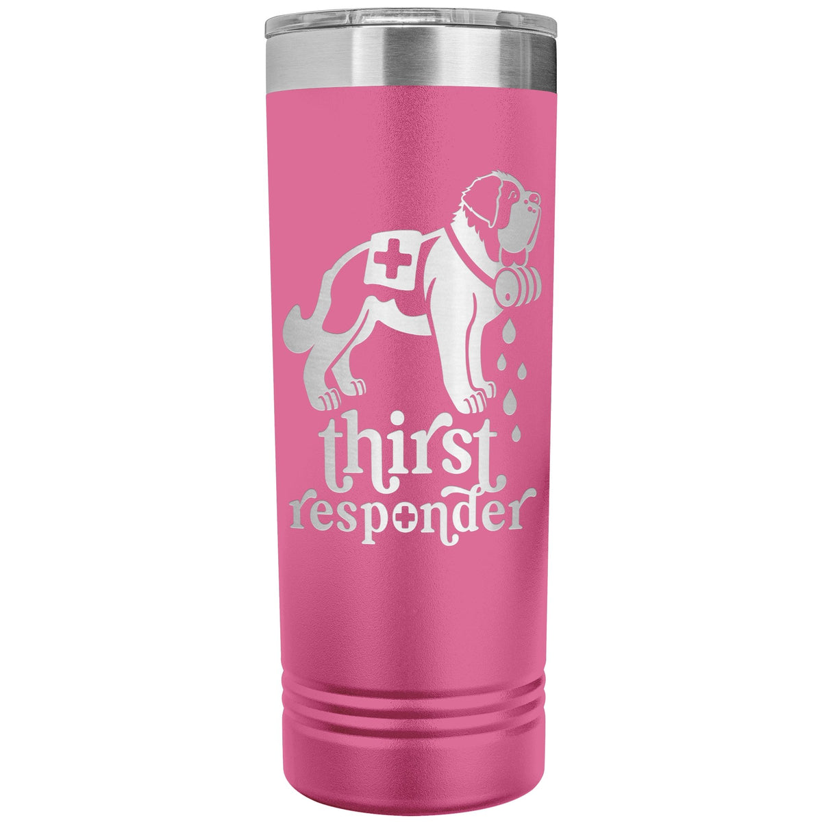 Thirst Responder Saint Bernard Skinny Tumbler - Lucy + Norman