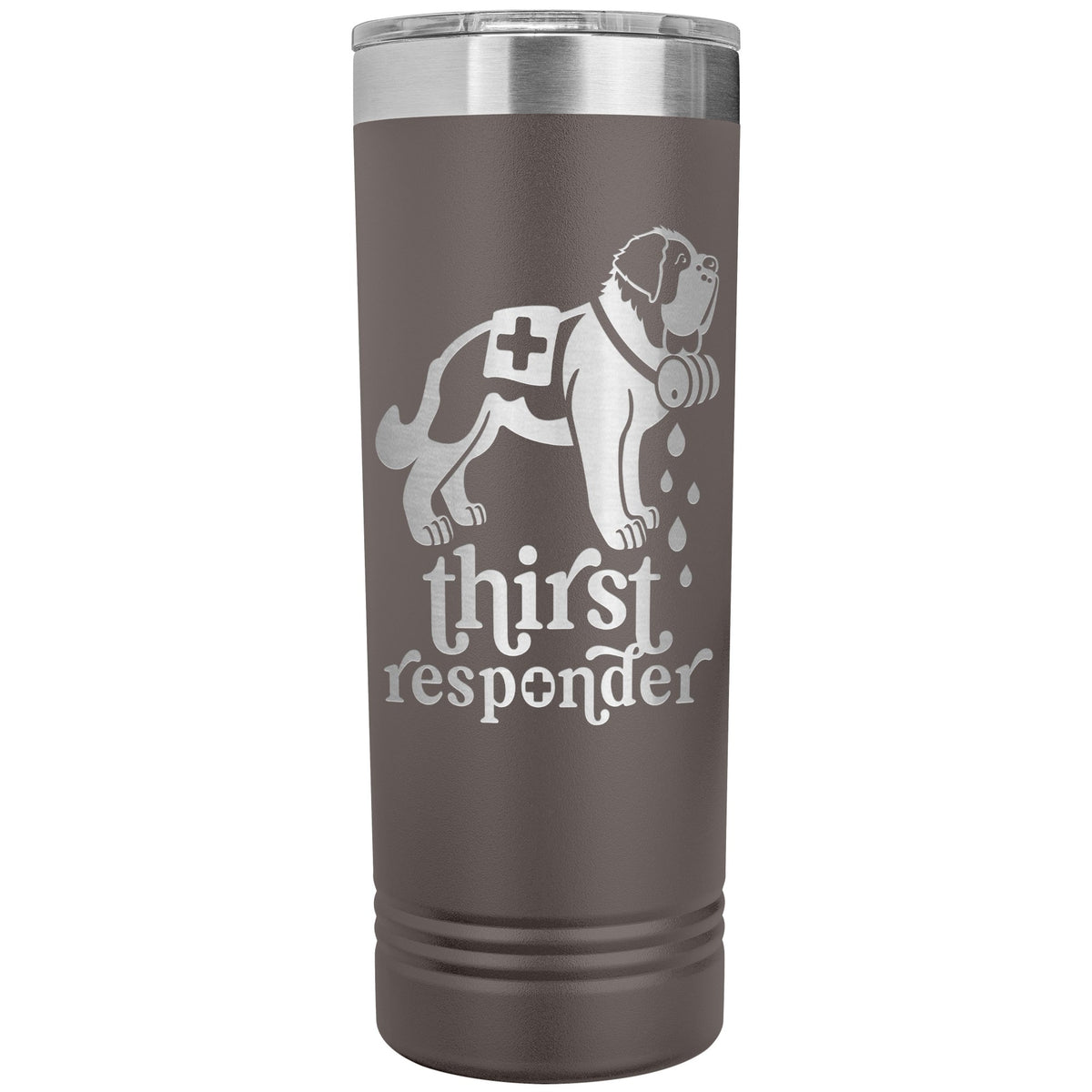 Thirst Responder Saint Bernard Skinny Tumbler - Lucy + Norman