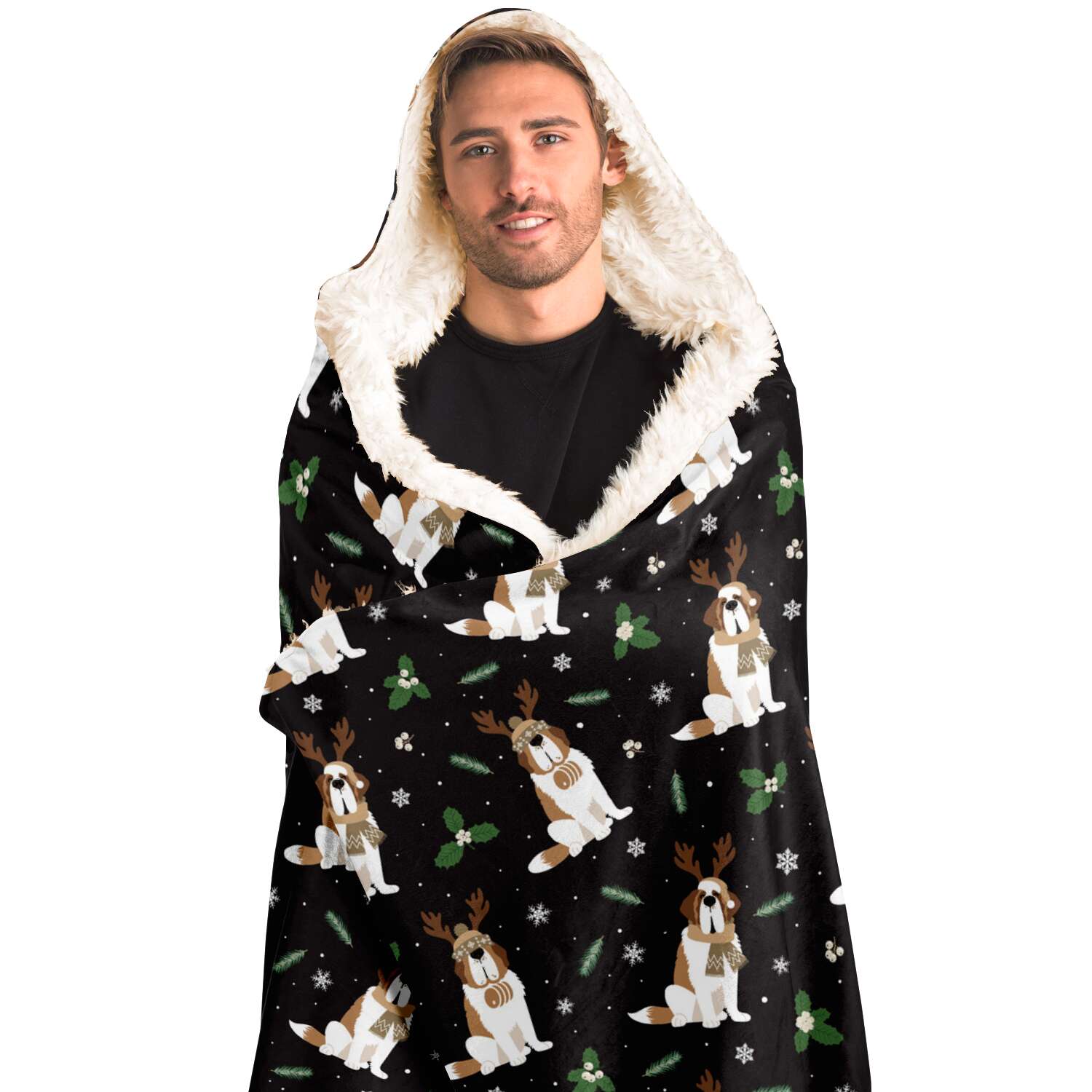 Winter Pines Hooded Blanket - Lucy + Norman